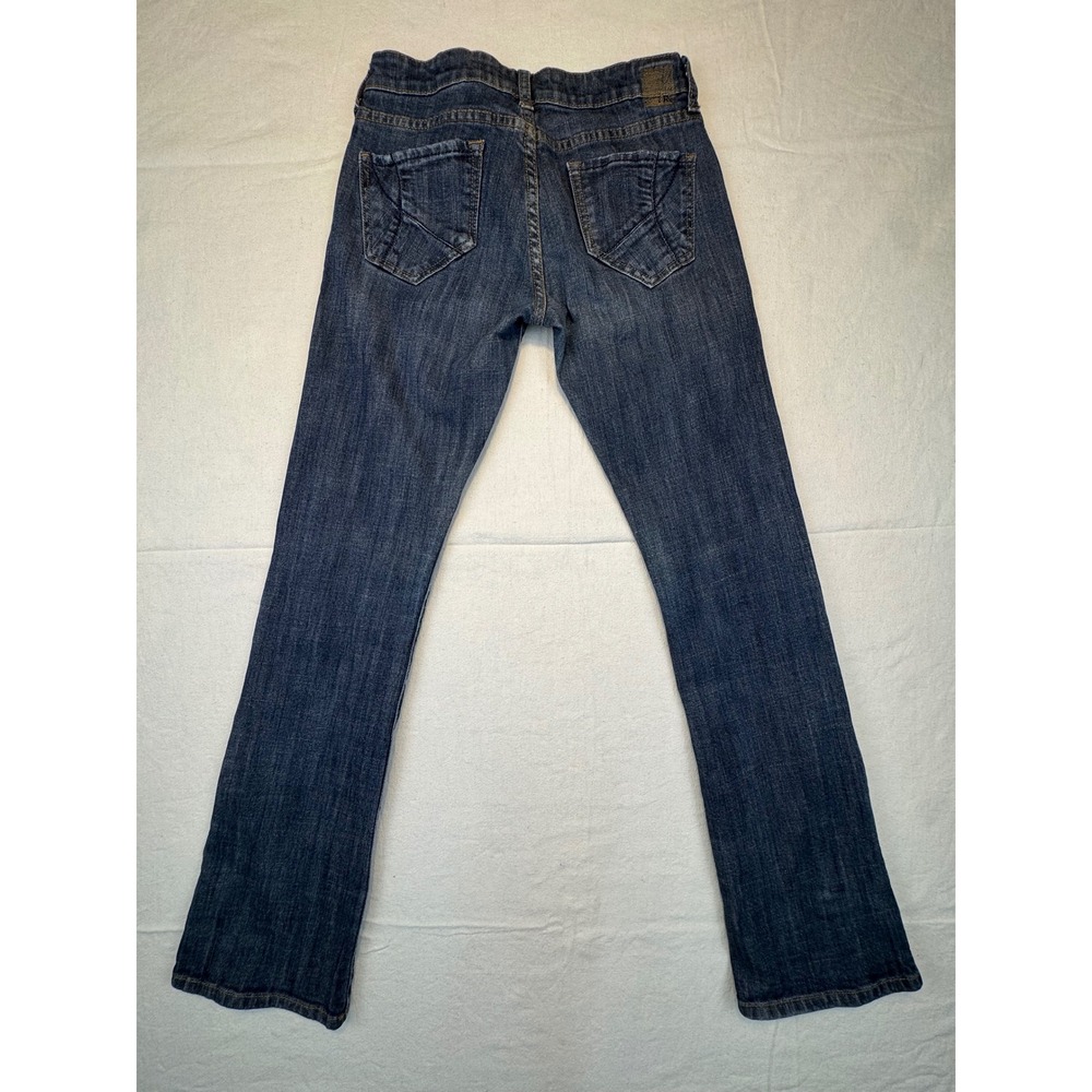 Los !T Jeans Star Bootcut Women Size 27 Blue Low Rise Dark Wash Denim - Picture 13 of 14